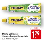 Delikatess Mayonnaise im Angebot bei EDEKA in Heilbronn Delikatess Mayonnaise Angebote von Thomy bei EDEKA Heilbronn für 1,79 €