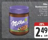 Haselnusscreme Angebote von Milka bei E center Würzburg für 2,49 €