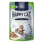 Happy Cat Nassfutter Culinary Meat in Sauce Weide Lamm - getreidefreie Rezeptur 85 g von Happy Cat für 0,69 € bei Zookauf im Angebot Happy Cat Nassfutter Culinary Meat in Sauce Weide Lamm - getreidefreie Rezeptur 85 g von Happy Cat im aktuellen Zookauf Prospekt
