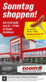 Aktueller toom Baumarkt Prospekt für Seester und Ungebung, Seite zum blättern toom Baumarkt Prospekt Sonntag shoppen! mit Seite in Seester und Umgebung