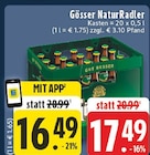 NaturRadler im Angebot bei EDEKA in Gütersloh NaturRadler Angebote von Gösser bei EDEKA Gütersloh für 16,49 €