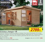 Aktuelle Gartenhaus Angebote bei toom Baumarkt in Essen Aktuelles Gartenhaus Flehingen Angebot bei toom Baumarkt in Essen ab 2.799,00 €