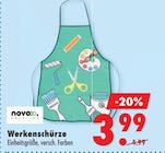 Werkenschürze von novoo creative für 3,99 € bei Mäc-Geiz im Angebot Werkenschürze von novoo creative im aktuellen Mäc-Geiz Prospekt
