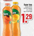 Schwarzer Tee Pfirsich oder Schwarzer Tee Zitrone im Angebot bei Trinkgut in Hattingen Schwarzer Tee Pfirsich oder Schwarzer Tee Zitrone Angebote von fuze tea bei Trinkgut Hattingen für 1,29 €