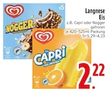 Capri oder Nogger von Langnese im aktuellen EDEKA Prospekt