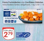 Fischstäbchen im Angebot bei GLOBUS in Erlangen Fischstäbchen Angebote von Frosta bei GLOBUS Erlangen für 2,79 €