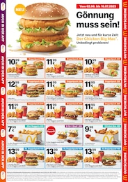 McDonalds Prospekt mit 2 Seiten (Kaufbeuren)