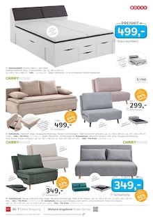 Sofa im XXXLutz Möbelhäuser Prospekt "junges wohnen" mit 20 Seiten (Karlsruhe)