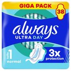 Protections hygiéniques "Giga Pack" - ALWAYS à 3,24 € dans le catalogue Carrefour