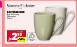 Kaffeebecher im Angebot bei Marktkauf in Reutlingen Kaffeebecher Angebote von Ritzenhoff & Breker bei Marktkauf Reutlingen für 2,99 €
