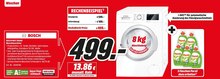 Waschmaschine von BOSCH bei Media-Markt Waschmaschine von BOSCH für 499,00 € bei Media-Markt im Prospekt "3er Sparket"