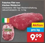 Falsches Filet vom Irischen Weiderind Angebote bei Netto Marken-Discount Ravensburg für 9,99 €