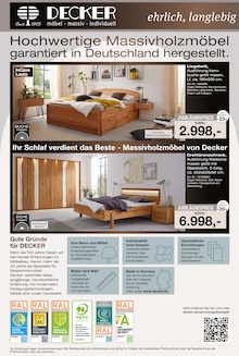 Bett im aktuellen Möbel Inhofer Prospekt (Reutlingen) Bett im Möbel Inhofer Prospekt "WOHNEN EXKLUSIV" mit 16 Seiten (Reutlingen)