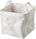 dm-drogerie markt Lutherstadt Wittenberg - Aufbewahrungskorb aus Boucle, offwhite (25x23 cm) Angebot im Prospekt Aufbewahrungskorb aus Boucle, offwhite (25x23 cm) bei dm-drogerie markt im Lutherstadt Wittenberg Prospekt für 7,95 €