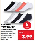 Sneakersocken Angebote von OYANDA/TOWNLAND bei Kaufland Remscheid für 3,99 €