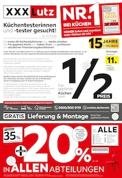 XXXLutz Prospekt für Fellbach mit 4 Seiten XXXLutz Prospekt für Fellbach: "NR.1 BEI KÜCHEN", 4 Seiten, 03.10.2026 - 16.10.2026