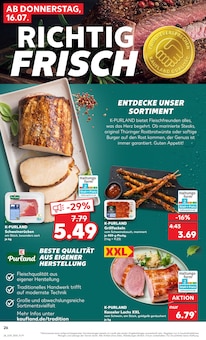 Schweinefleisch im Kaufland Prospekt "Hier bin ich richtig" mit 56 Seiten (Leipzig)