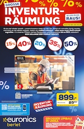 EURONICS Prospekt für Gevelsberg: "GROSSE INVENTUR RÄUMUNG", 8 Seiten, 18.09.2025 - 26.09.2025
