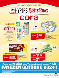 Cora Catalogue "Les Hypers Bons Plans", 26 pages, Leiterswiller,  30/07/2024 - 05/08/2024
