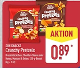 Crunchy Pretzels Honey Mustard & Onion von Sun Snacks im aktuellen ALDI Nord Prospekt für 0,89 €