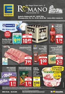 EDEKA Prospekt der Woche "Aktuelle Angebote" Seite 1, 30.06.2025 bis 05.07.2025 für Köln Aktueller EDEKA Prospekt "Aktuelle Angebote" Seite 1 von 24 Seiten für Köln