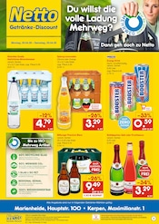 Aktueller Netto Marken-Discount Prospekt mit Bier, "DER ORT, AN DEM DU IMMER AUSGEZEICHNETE PREISE FINDEST.", Seite 1