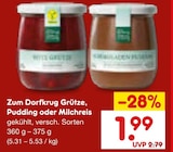 Grütze im Angebot bei Netto Marken-Discount in Moers Grütze Angebote von Zum Dorfkrug bei Netto Marken-Discount Moers für 1,99 €