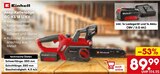 Akku-Kettensäge GC-KS 18 Li Kit Angebote von Einhell bei Netto Marken-Discount Herford für 89,99 €