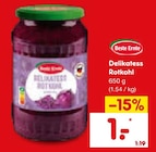 Delikatess Rotkohl im Netto Marken-Discount Prospekt Delikatess Rotkohl von Beste Ernte im aktuellen Netto Marken-Discount Prospekt für 1,00 €