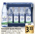 Aktuelle Mineralwasser Angebote bei EDEKA in Mannheim Aktuelles Mineralwasser Angebot bei EDEKA in Mannheim ab 3,33 €