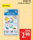 Sticker-Set Puffy & Glitzer Angebote bei Marktkauf Bautzen für 2,99 €
