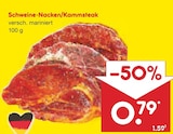 Netto Marken-Discount Drebkau - Schweine-Nacken/Kammsteak Angebot im Prospekt Schweine-Nacken/Kammsteak bei Netto Marken-Discount im Drebkau Prospekt für 0,79 €