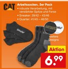 Arbeitssocken Sneaker Angebote von CAT bei Netto Marken-Discount Wetzlar für 6,99 €