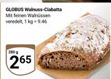 Walnuss-Ciabatta Angebote von Globus bei GLOBUS Halle für 2,65 €