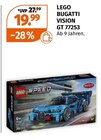 BUGATTI VISION GT im Müller Prospekt BUGATTI VISION GT von LEGO im aktuellen Müller Prospekt für 19,99 €
