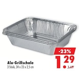 Alu-Grillschale für 1,29 € bei Mäc-Geiz im Angebot Alu-Grillschale im aktuellen Mäc-Geiz Prospekt