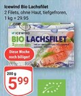 Bio Lachsfilet Angebote von Icewind bei GLOBUS Krefeld für 5,99 €