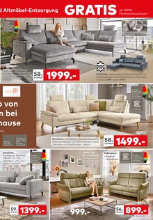 Ecksofa im porta Möbel Prospekt "Aktuelle Angebote" mit 12 Seiten (Hannover)
