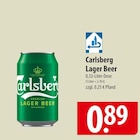Aktuelle Bier Angebote bei famila Nordost in Langenhagen Aktuelles Carlsberg Lager Beer Angebot bei famila Nordost in Langenhagen ab 0,89 €