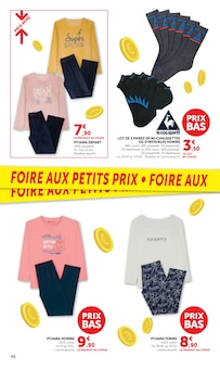 Promotion Pyjama Homme dans le prospectus Hyper U, valable du 08/09/2026 au 20/09/2026 Promo Pyjama Homme dans le catalogue Hyper U du moment à la page 46