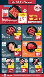 Rindfleisch im ALDI Nord Prospekt in Peine Aktueller ALDI Nord Prospekt mit Rindfleisch, "Aktuelle Angebote", Seite 4