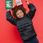 Doudoune réversible zippée à capuche noir garçon à La Halle dans Saint-Bonnet-le-Chastel