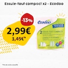 Promo Essuie-tout compact x2 à 2,99 € dans le catalogue So.bio à Pézenas