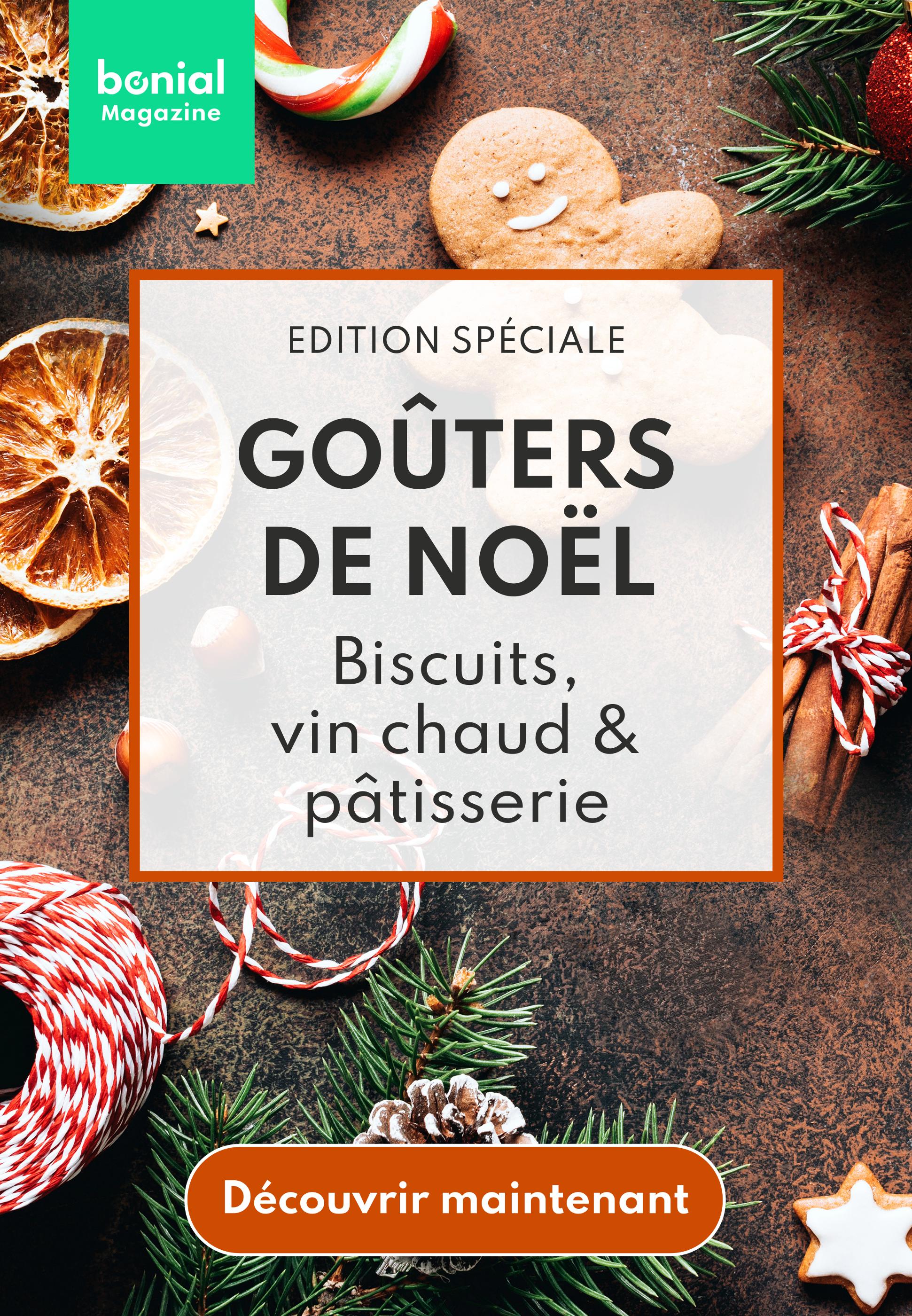 Catalogue Bonial Magazine à Mézy-sur-Seine, avec 1 page Prospectus Bonial Magazine à Mézy-sur-Seine, "Goûters de Noël", 1 page, 26/11/2021 - 31/12/2021
