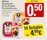 Feine Pastete Hundenahrung im Angebot bei WEZ in Löhne Feine Pastete Hundenahrung Angebote von EDEKA Herzstücke bei WEZ Löhne für 0,50 €
