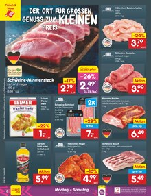 Schweineschnitzel im Netto Marken-Discount Prospekt "Aktuelle Angebote" mit 54 Seiten (Hamburg)