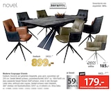 Essgruppe Tisch von novel im aktuellen Zurbrüggen Prospekt