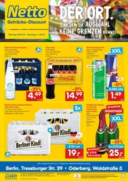 Aktueller Netto Marken-Discount Discounter Prospekt für Liepe: DER ORT, AN DEM DIE AUSWAHL KEINE GRENZEN KENNT. mit 6} Seiten, 06.05.2024 - 11.05.2024