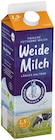 Weidemilch 1,5% Fett von Nordseemilch für 1,49 € bei REWE im Angebot Weidemilch 1,5% Fett von Nordseemilch im aktuellen REWE Prospekt