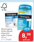 Hydro Boost Aqua Gel oder Creme von Neutrogena für 8,99 € bei budni im Angebot Hydro Boost Aqua Gel oder Creme von Neutrogena im aktuellen budni Prospekt